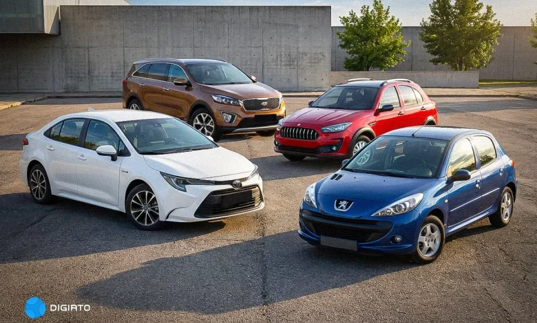 راهنمای خرید خودرو دست دوم (از ۳۰۰ میلیون تا ۱۰ میلیارد – بهمن ۱۴۰۴)